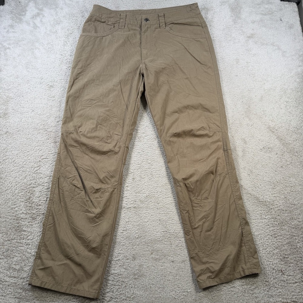 Patagonia Tenpenny Pants Men 32x30 Khaki Tan Hiking Outdoor Gorpcore Lightweight